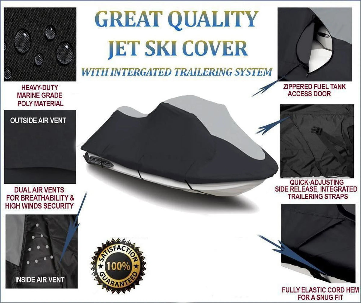SUPER HEAVY-DUTY JET SKI COVER Compatible for Yamaha GP 1800 2018