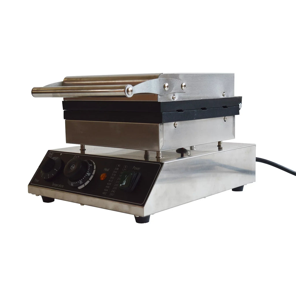 INTSUPERMAI Electric Six Grid Waffle Oven Machine Commercial 6Pcs Keli Grid Scones Nonstick Baking Machine