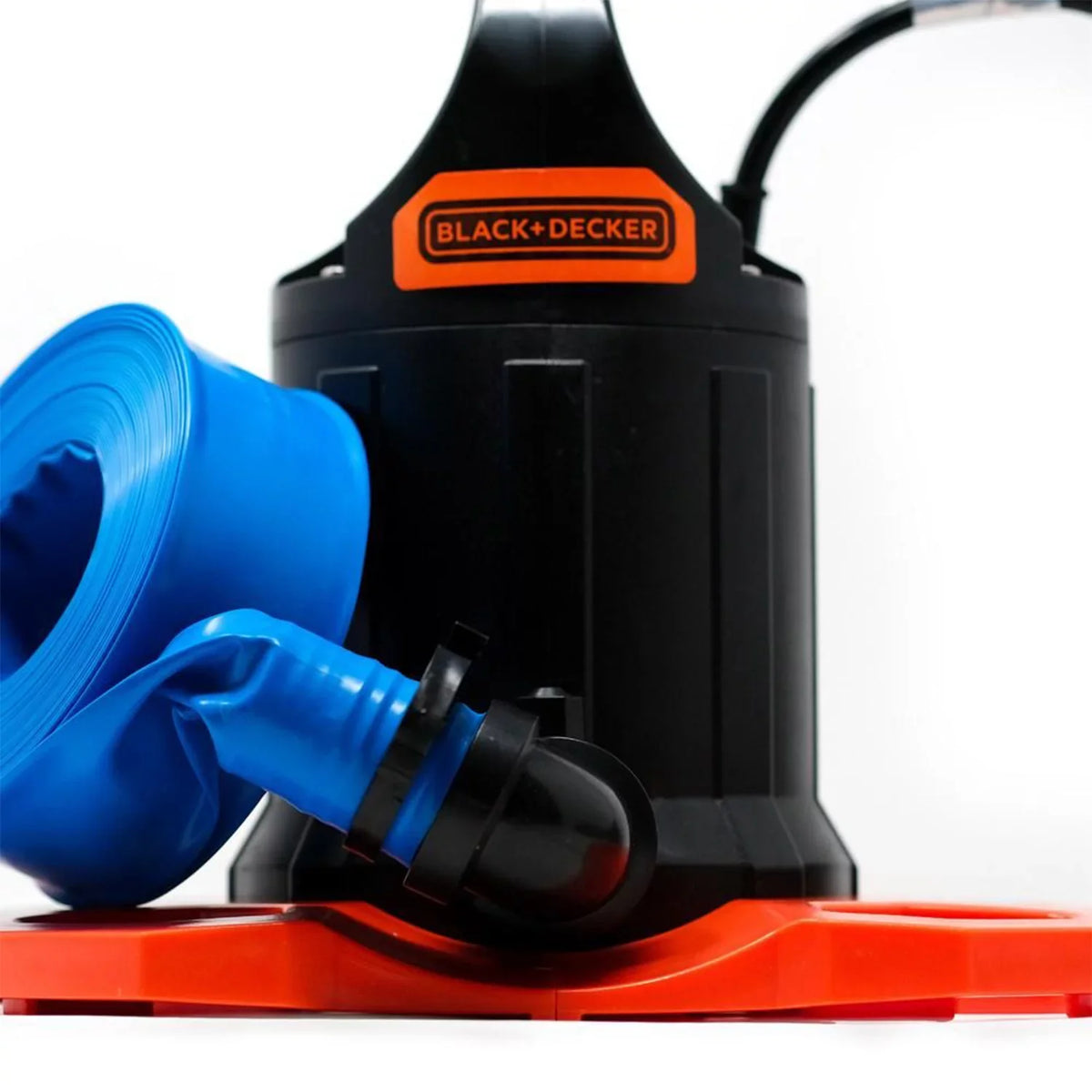 Black+Decker 1500 GPH Submersible Automatic Pool Cover Pump with Discharge Hose