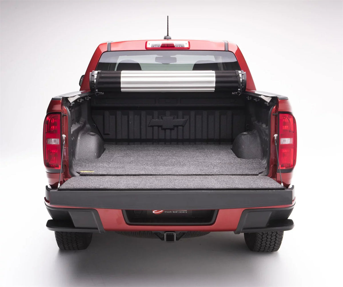 BedRug by RealTruck Classic Bed Mat Compatible with 2015 - 2022 Chevrolet Colorado/GMC Canyon, 5" Bed w/Drop-In Liner, Charcoal Grey | BMB15CCS