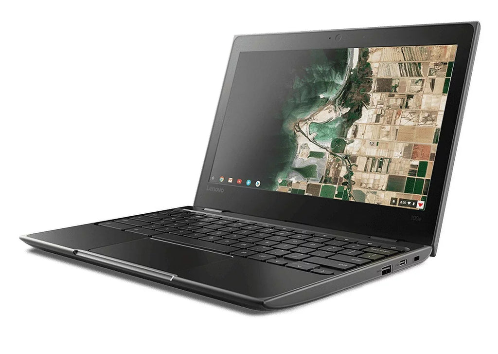 Restored 81QB0000US Chromebook 100e 11.6" HD MediaTek MT8173C 2.10GHz 4GB RAM 32GB eMMc Chrome OS Black (Refurbished)