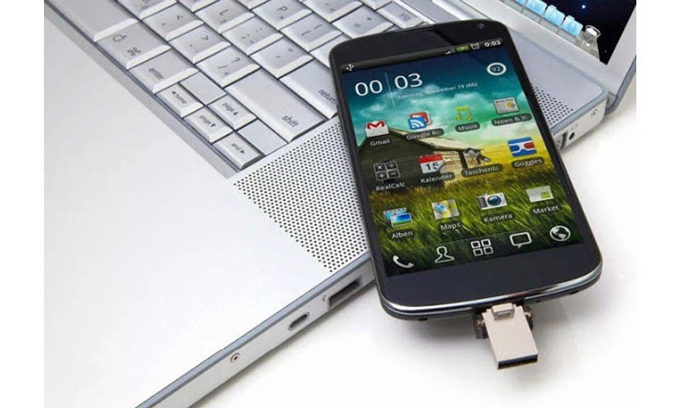 Dual Port Micro USB Flash Drive | Store Files Conveniently