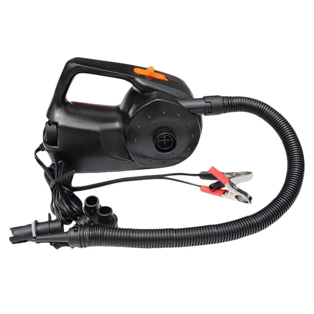 Walmeck Electric inflator,Pump Boat Pool Auto Portable Blower Pool Air Cushions 12v 100w Car Cushions Ball Auto Ball Auto Portable Air Pump Air Cushions Ball Boat Pool Air Pump Inflatable Air Qisuo