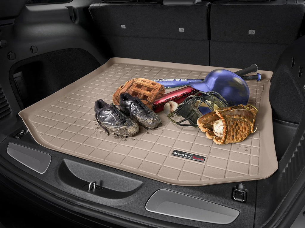 WeatherTech Cargo Trunk Liner with Bumper Protector compatible with 2010-2024 Toyota 4Runner - Behind 2nd Row Seating With Bumper Protector, Black