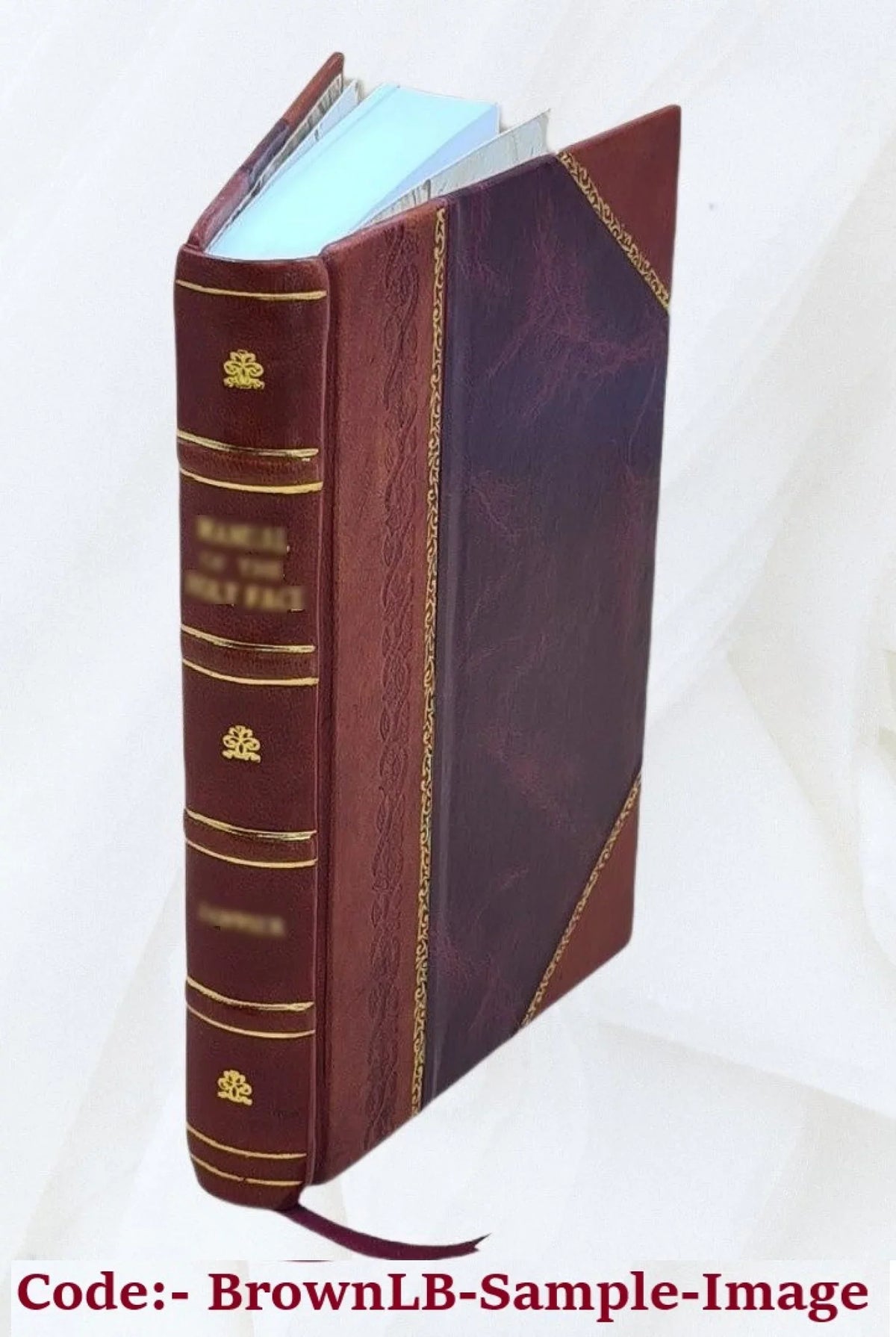 Storia della decadenza e rovina 'impero romano di Edoardo Gibbon 1833 [Leather Bound]