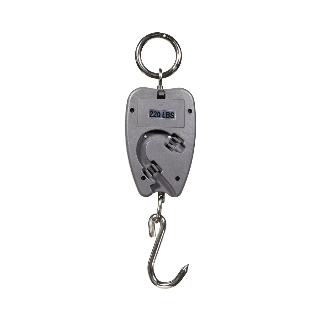 K’netix Newton Digital Bow Scale, 220 lbs., ABS Plastic, 15836, Gray