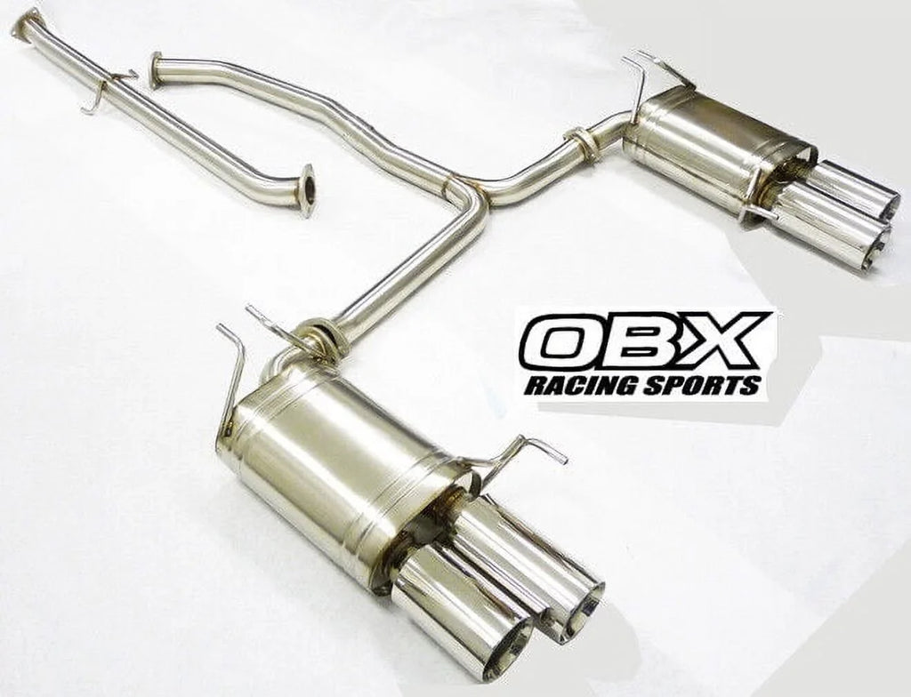 OBX Catback Exhaust Fitment For 2009 thru 2014 Acura TL Base FWD