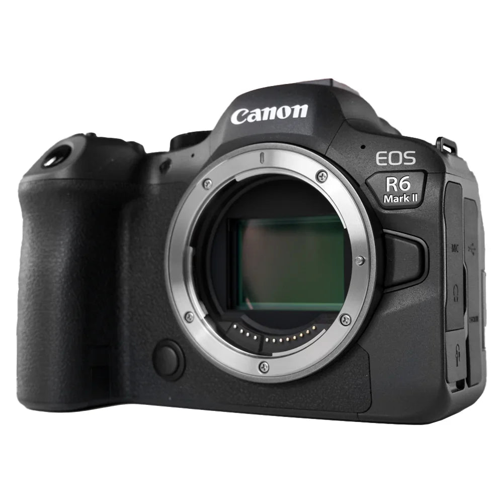 EOS R6 Mark II Mirrorless Camera (Body) 5666C002 + 64GB + Extra Battery- Accessory Kit