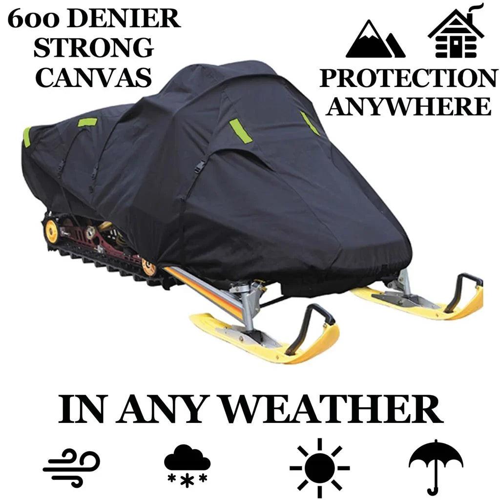 Snow Cover Compatible for 2009-2009 Arctic Cat snowmobile model M1000 162 SNO PRO LE, Trailerable 600 Denier Snow Machine Sled Gear