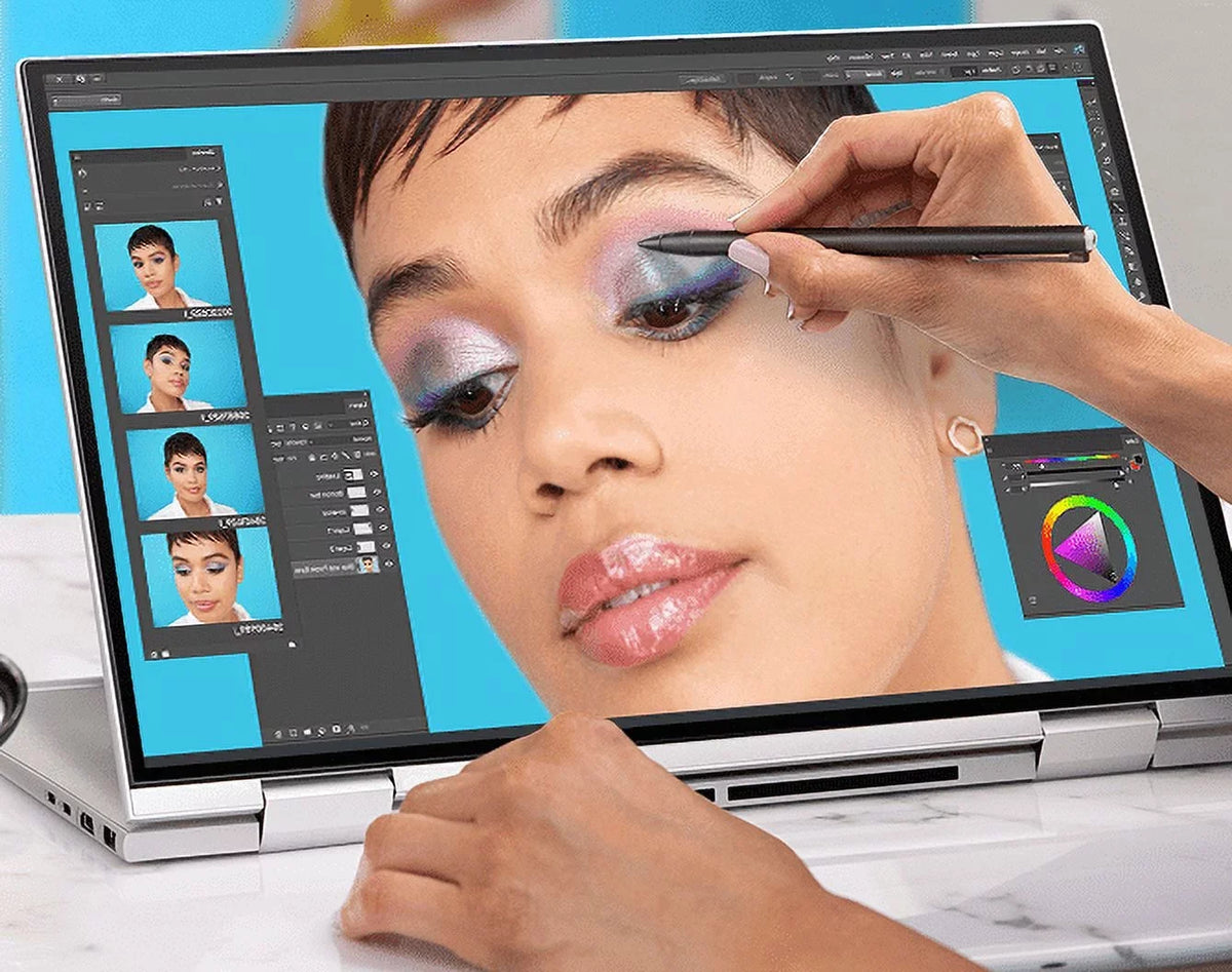 2023 Newest Envy X360 2-in-1 15.6" Monitor Notebook Generation Core i7-1260P,32GB RAM, 1TB SSD, Iris Xe Graphics,Fingerprint reader,Backlit Windows 11 Home,Silver