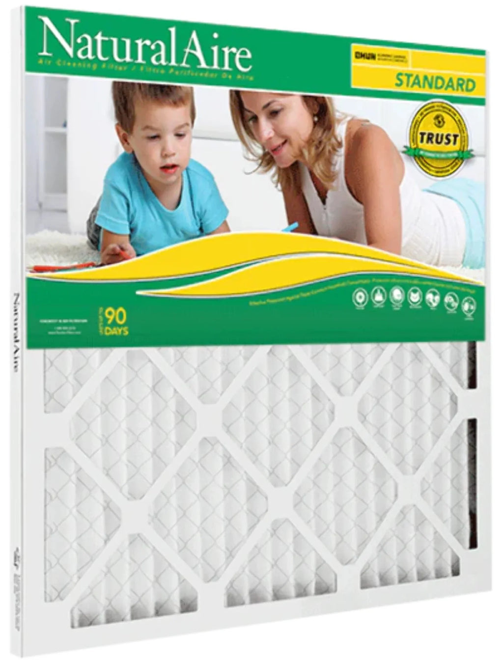 23x23x1, Naturalaire Standard Air Filter Merv 8, 84858.012323, Pack12