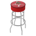 Budweiser Padded Swivel Bar Stool - Clydesdale Red