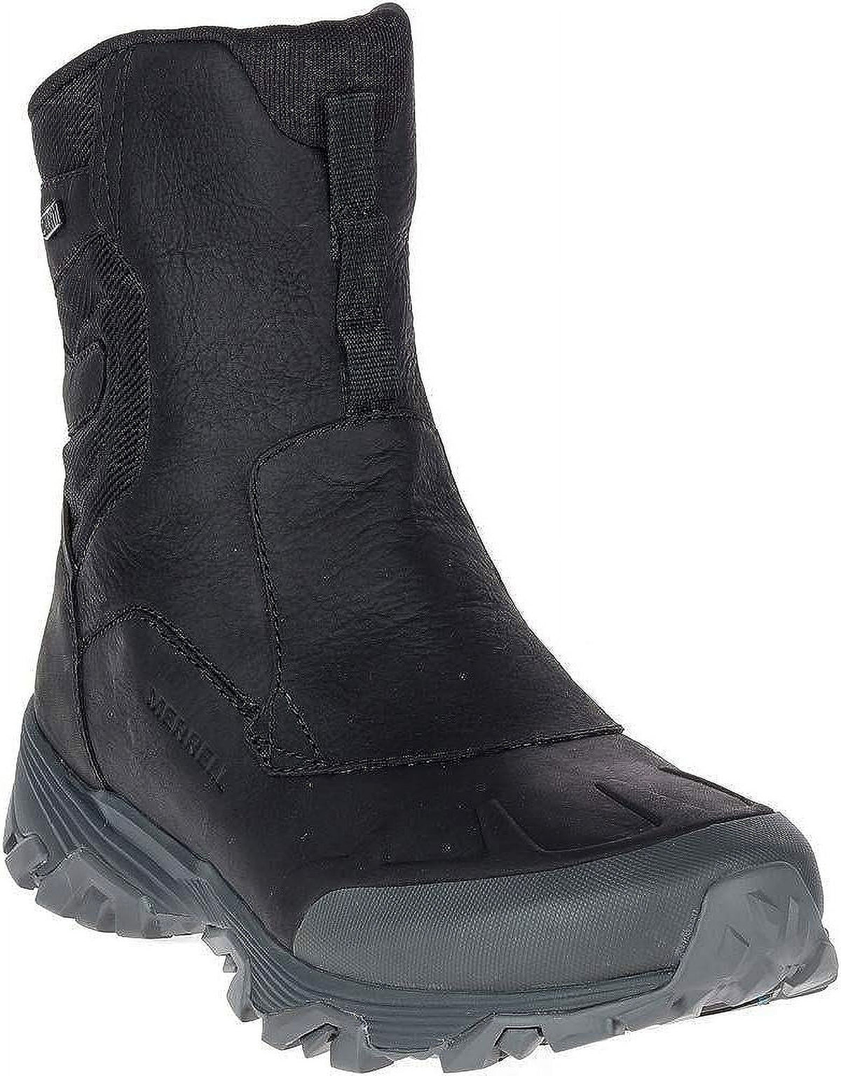 Merrell Men's COLDPACK ICE+ 8" Zip Polar Fluid Snow Boot, Black, 7 M US