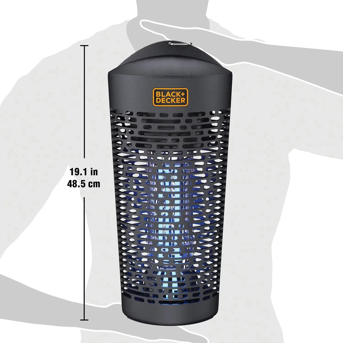 BLACK+DECKER BDPC958 Outdoor Hanging Bug Zapper (1/2 Acre)