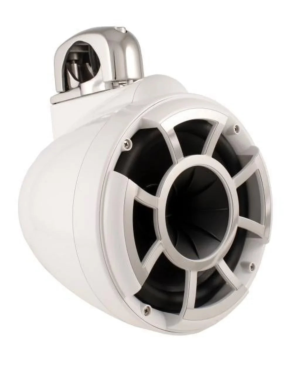 Restored Wet Sounds REV 10 Swivel Clamp Tower Speakers, WHITE (Pair) (Refurbished)