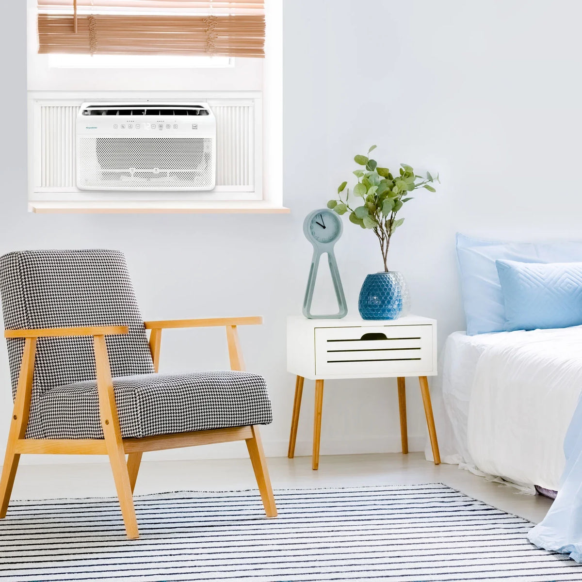 Keystone 8,000 BTU Window Mounted Inverter Air Conditioner with Remote Control