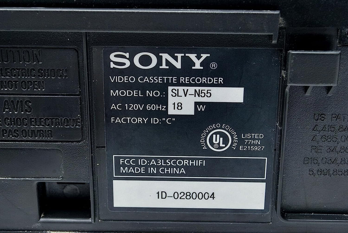 Restored SLV-N55 4-Head Hi-Fi VCR () (Refurbished)