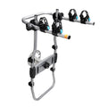 Fieryred 2 Bike Bolt On Spare Tire Rack w/ 75 Pound Capacity, Black