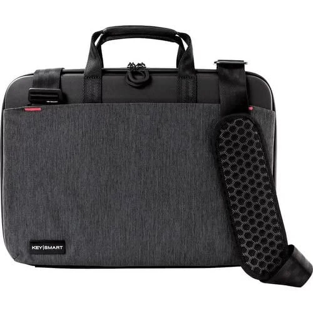 KeySmart Urban Union Carrying Case (Briefcase) for 15" to 16" MacBook Pro, Notebook, Black