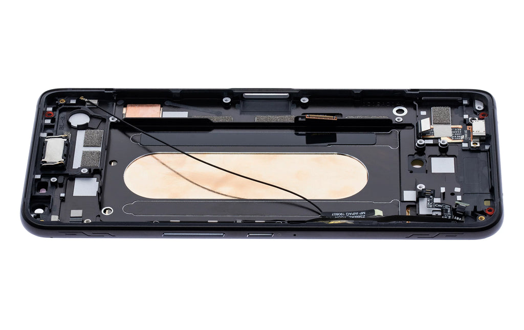 Replacement OLED Assembly With Frame Compatible For ROG Phone 2 (ZS660KL) (Refurbished) (Matte Black)