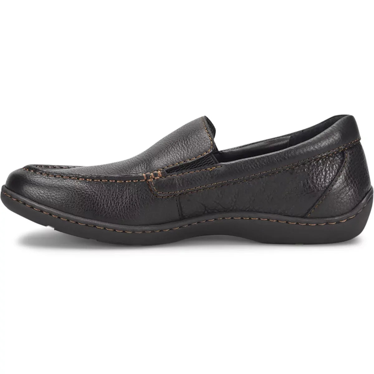 Born Mens Brompton II Slip-On Black - BM0010703 BLACK