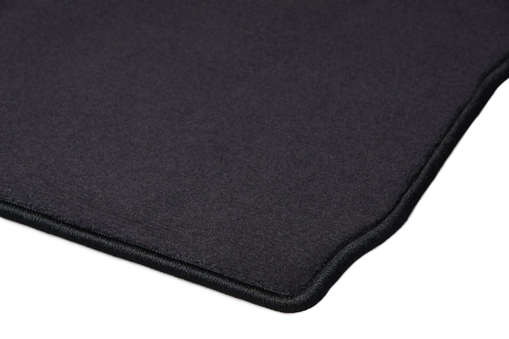 GGBAILEY Toyota Highlander Black Classic Carpet Car Mats / Floor Mats, Custom Fit for 2014, 2015, 2016, 2017, 2018, 2019 - Medium Trunk / Cargo Mat w/ Rear Seat Down