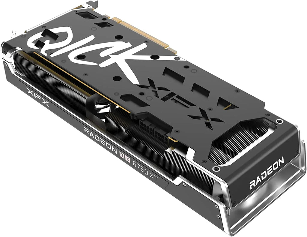 XFX Speedster QICK319 Radeon RX 6750XT CORE Gaming Graphics Card with 12GB GDDR6 HDMI 3xDP, RDNA 2 RX-675XYJFDP