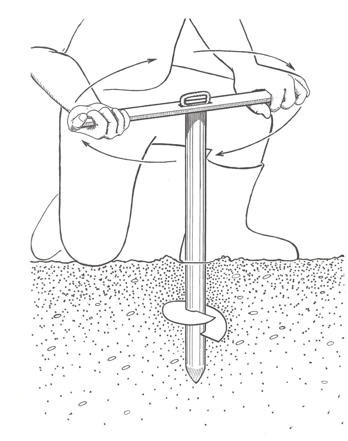 Ironwood Pacific 22" Two-Piece Sand Anchor with Storage Bag