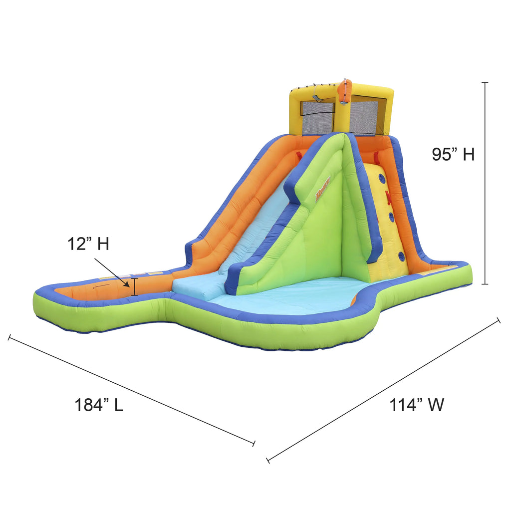 Banzai Inflatable Slide 'N Soak Splash Part Liquid Park