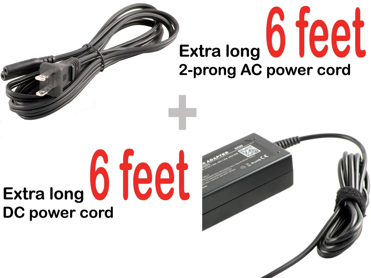 iTEKIRO AC Adapter Charger for Toshiba Satellite Pro L450-W1542, L450-W1543, L500, L500-EZ1520, L500-EZ1530, L510, L510-EZ1410, L550, L550-EZ1702
