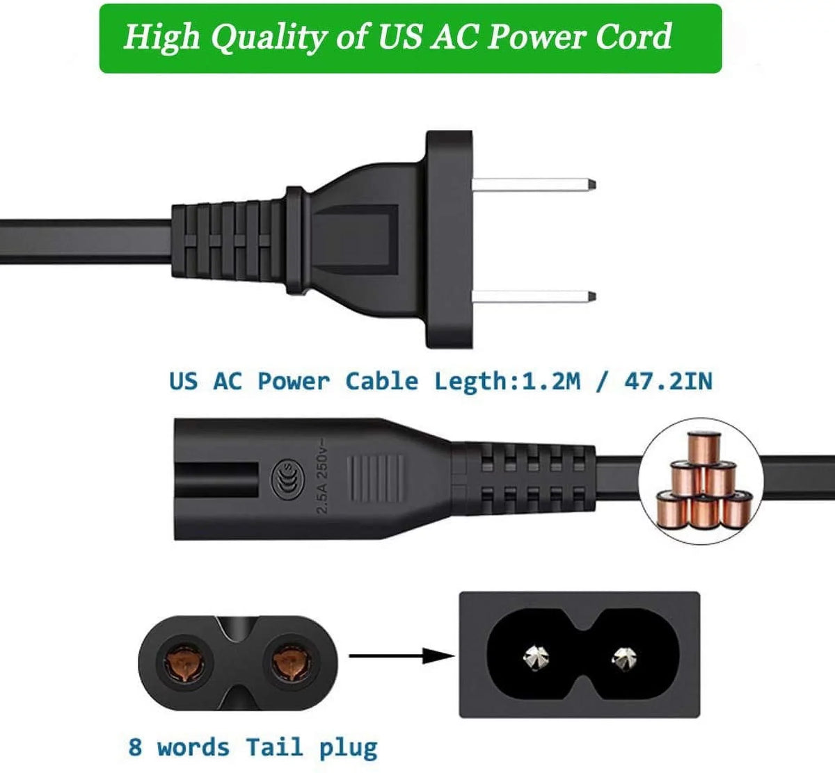 TKDY CA-110 Camcorder Charger CA110 Power Cable Kit for VIXIA HF M50 R800 R80 R700 R500 M52 M500 HF-R70 HF-R72