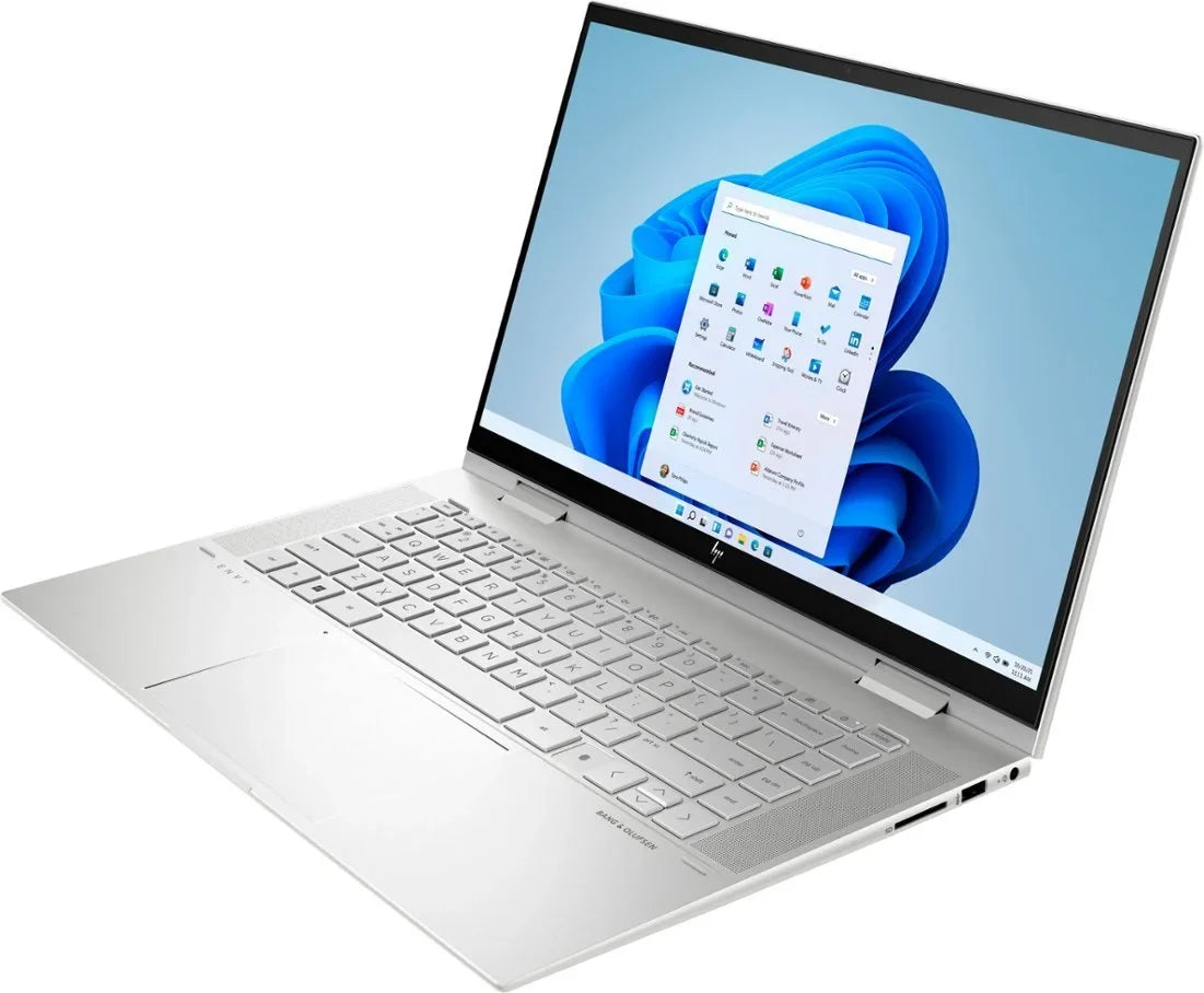 2023 Newest Envy X360 2-in-1 15.6" Monitor Notebook Generation Core i7-1260P,32GB RAM, 1TB SSD, Iris Xe Graphics,Fingerprint reader,Backlit Windows 11 Home,Silver