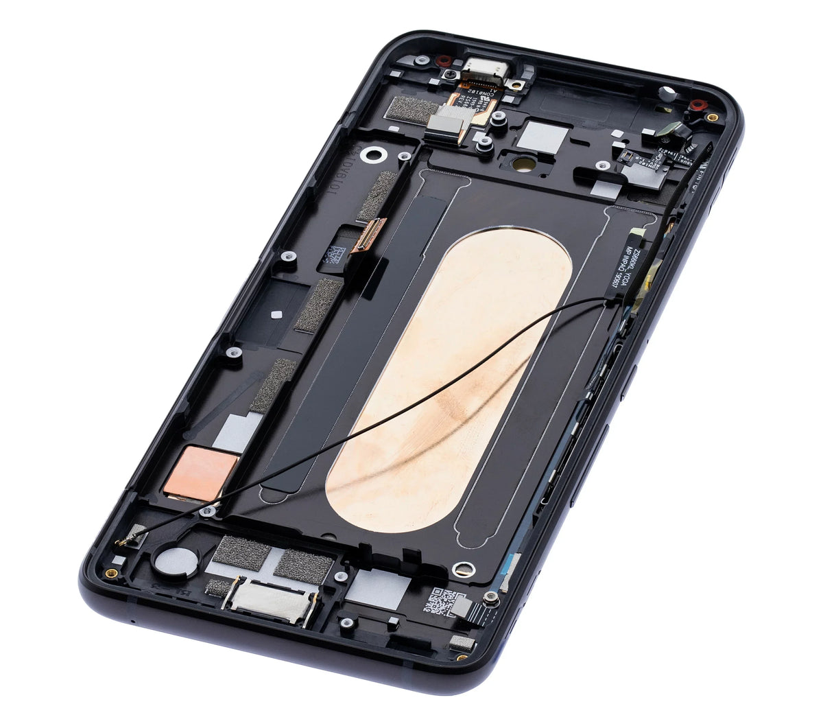 Replacement OLED Assembly With Frame Compatible For ROG Phone 2 (ZS660KL) (Refurbished) (Matte Black)