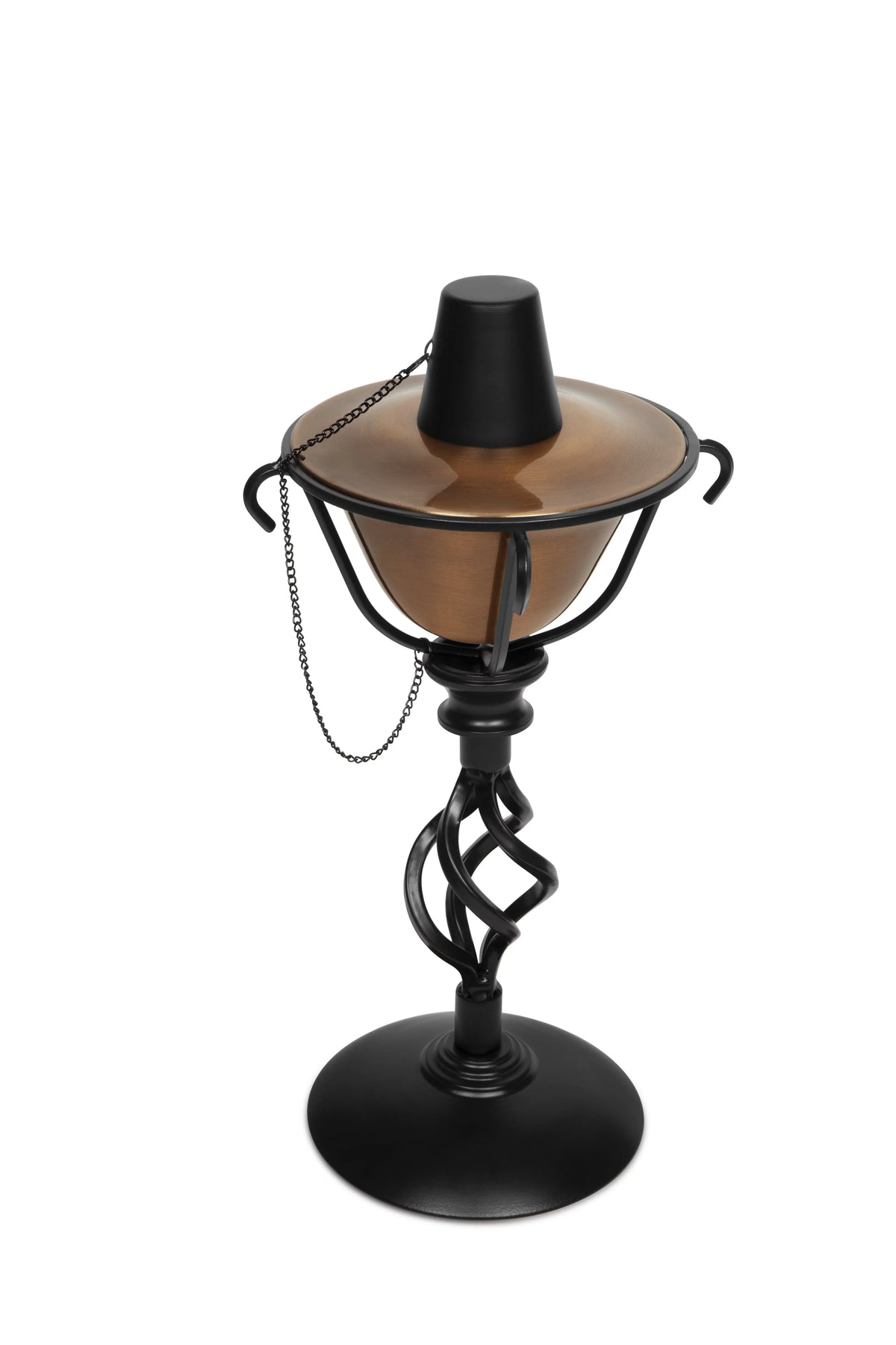 BirdRock Home 2-Pack Outdoor Wide Conical Torches - Tabletop Stand - Metal