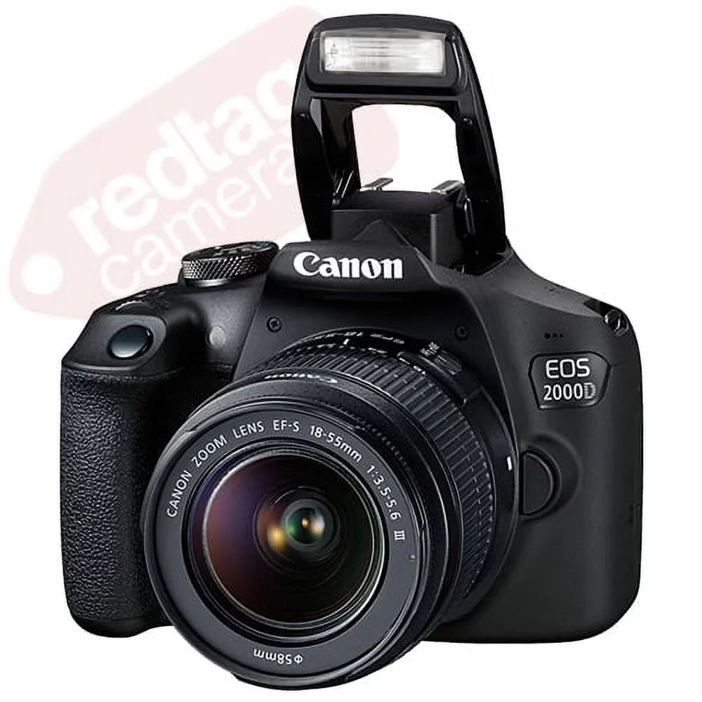 EOS 2000D / Rebel T7 DSLR Camera + 18-55mm + 75-300mm + 30 Piece Bundle