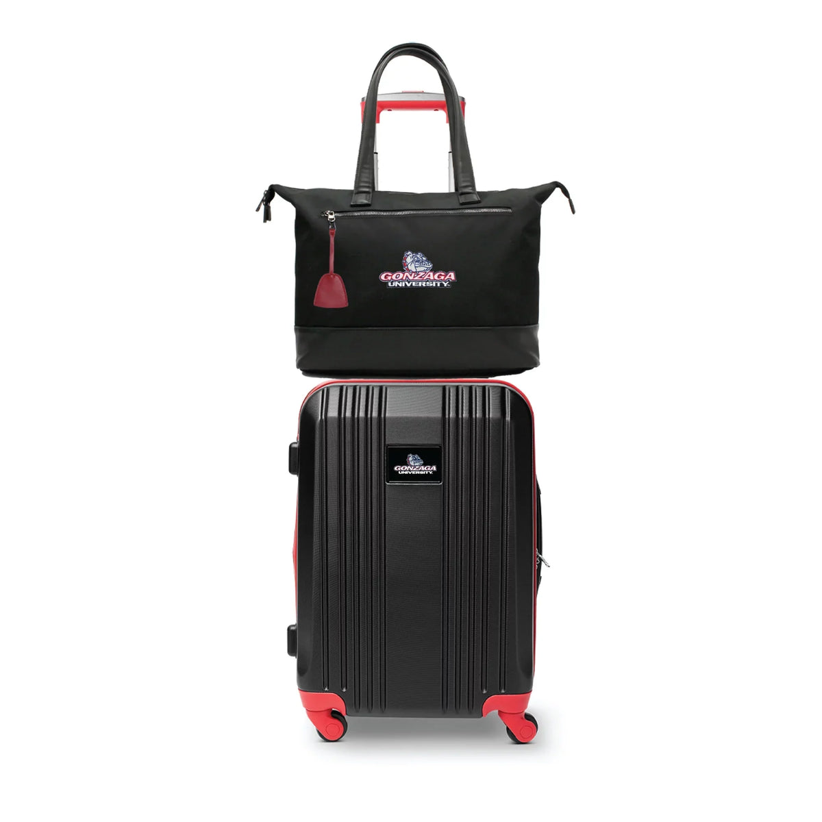 MOJO Gonzaga Bulldogs Premium Portable computer Tote Bag and Luggage Set